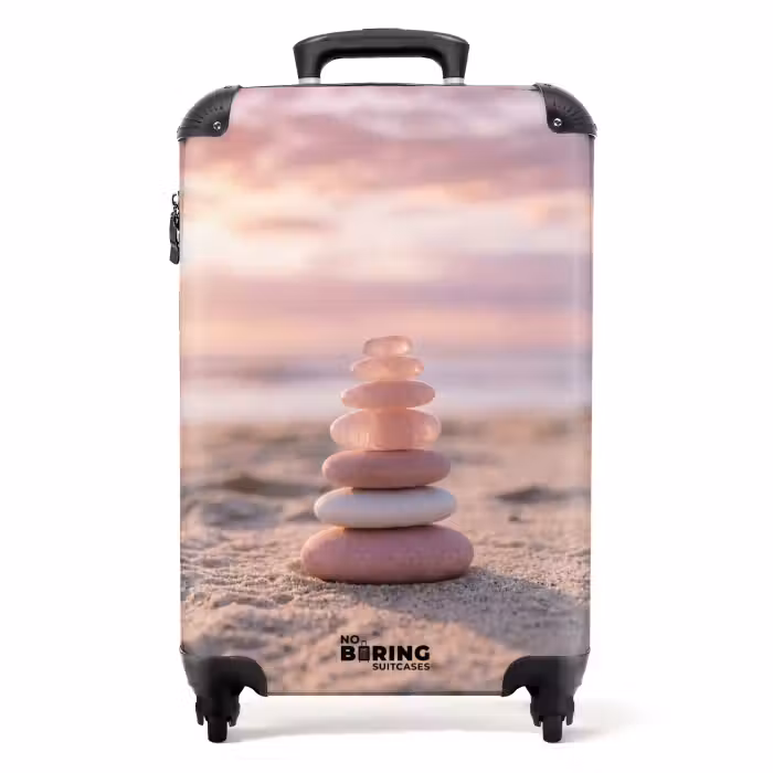 Valise - Pierres - Sable - Rose