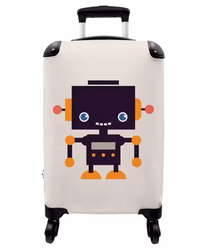 Valise -  Pixel violet
