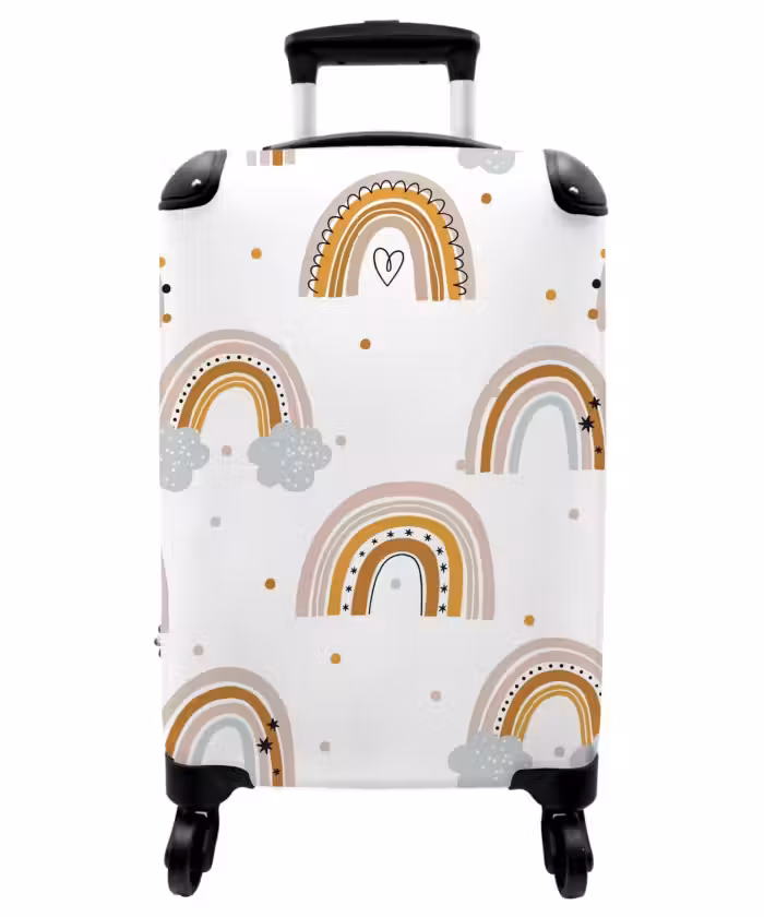 Valise -  Pluie d'arc-en-ciel
