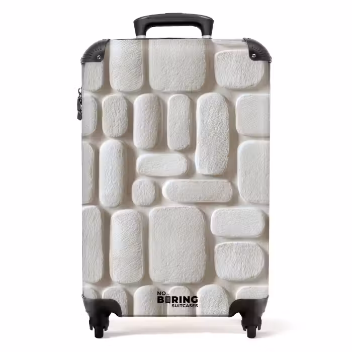 Valise - Relief - Texture - Blanc