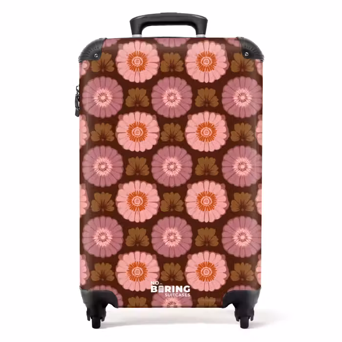 Valise - Retro - Daisy - Pink