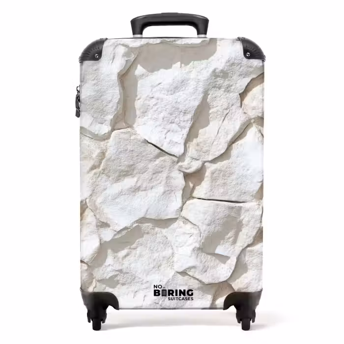 Valise - Structure - Rock - Blanc