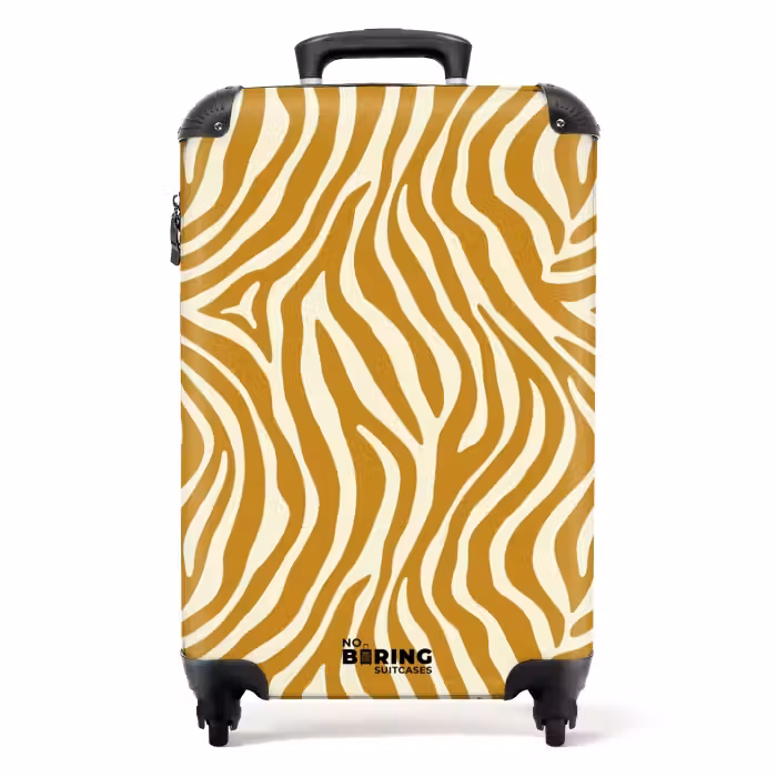 Valise - Zèbre - Classique - Ocre - Jaune